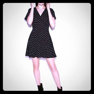 Express Surplice Fit & Flare Dress, Size 12, NWT